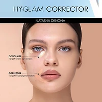 Hy-Glam Brightening & Hydrating Medium to Full Coverage Crease Proof Serum Color Corrector