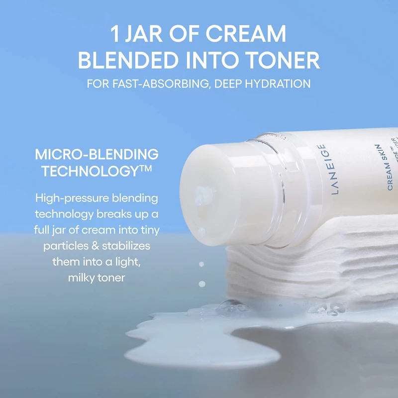 Mini Cream Skin Milky Toner with Ceramides and Peptides