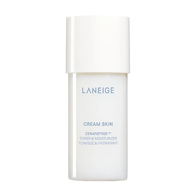 Minicrème tonifiante et hydratante rechargeable pour la peau avec céramides et peptides