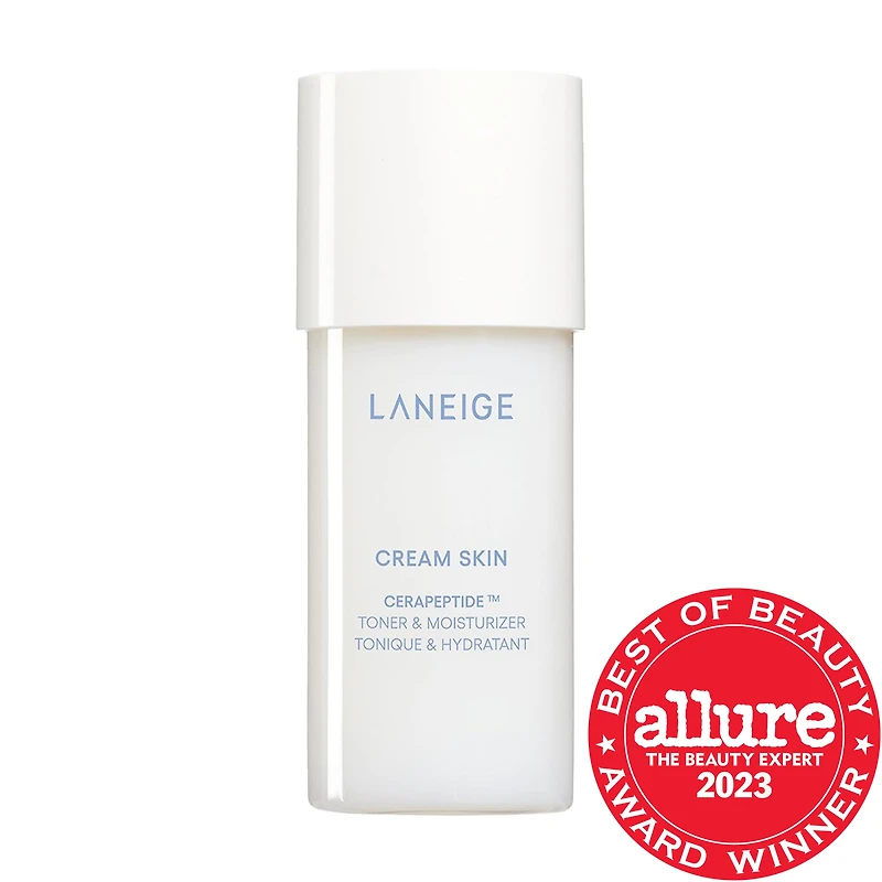 Mini Cream Skin Milky Toner with Ceramides & Peptides for Nourishing Hydration