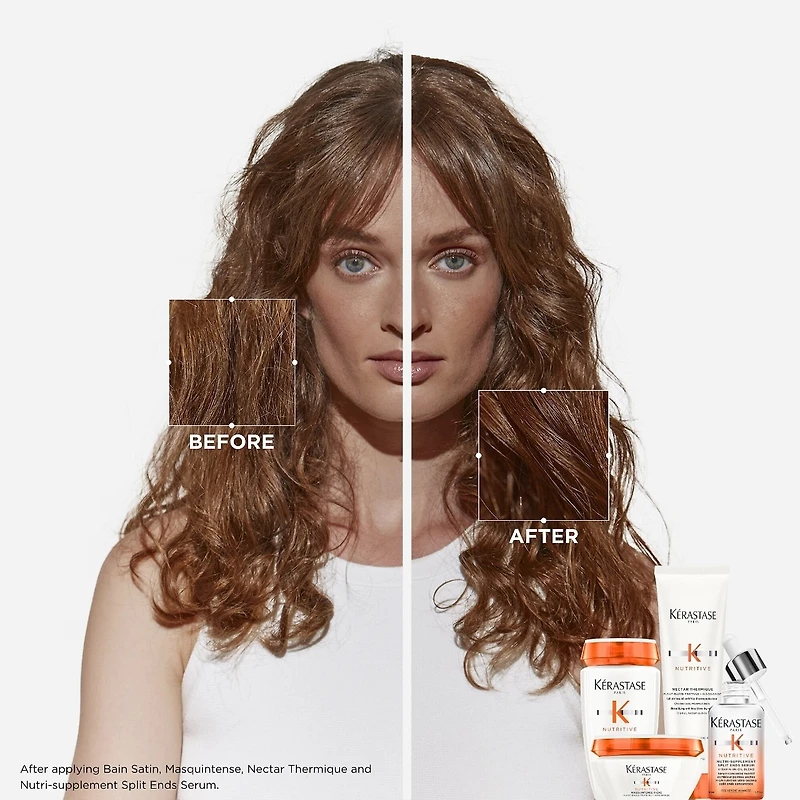 Sérum hydratant pour nourrir le cuir chevelu sec