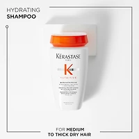 Shampoing hydratant pour cheveux secs moyens à épais Nutritive