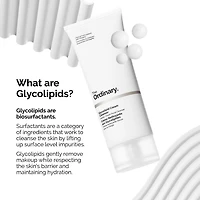 Crème nettoyante aux glycolipides pour la peau sèche et le démaquillage
