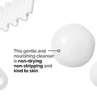 Crème nettoyante aux glycolipides pour la peau sèche et le démaquillage