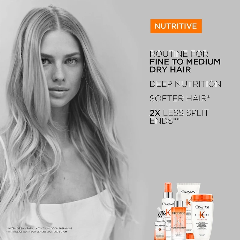 Revitalisant nutritif et hydratant pour cheveux secs