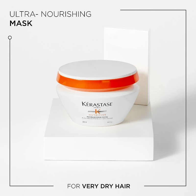 Masque ultra-hydratant pour cheveux secs de Nutritive