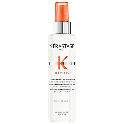 Vaporisateur sans rinçage protégeant de la chaleur pour cheveux secs