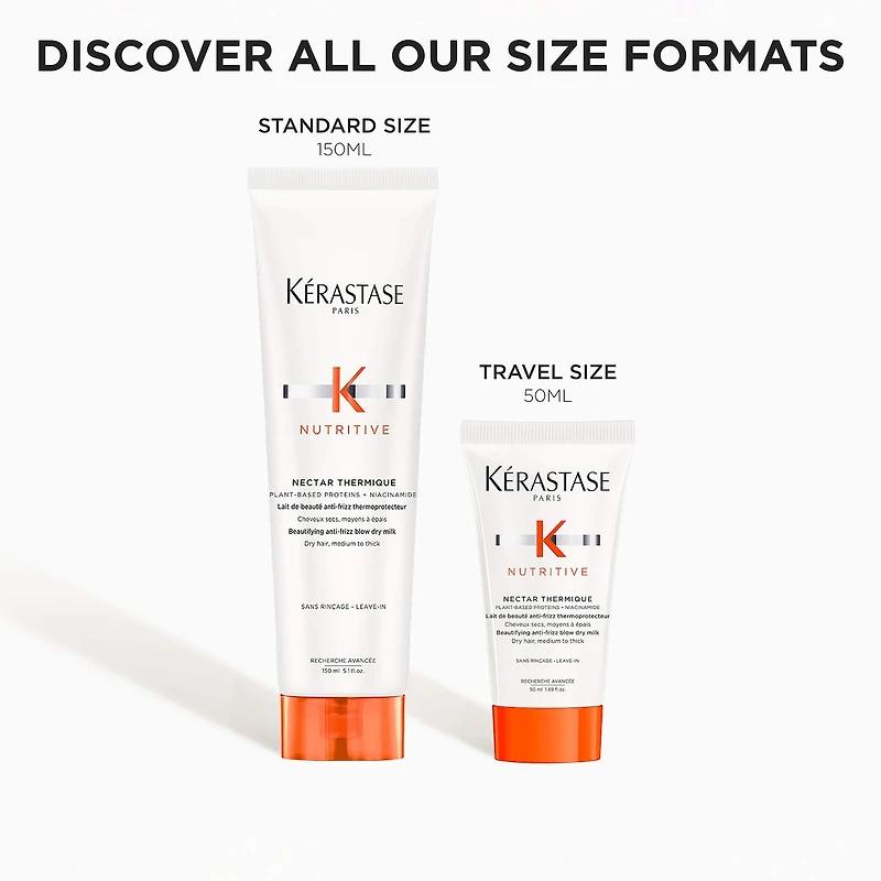 Nutritive Heat Protecting Styling Cream for Dry Hair