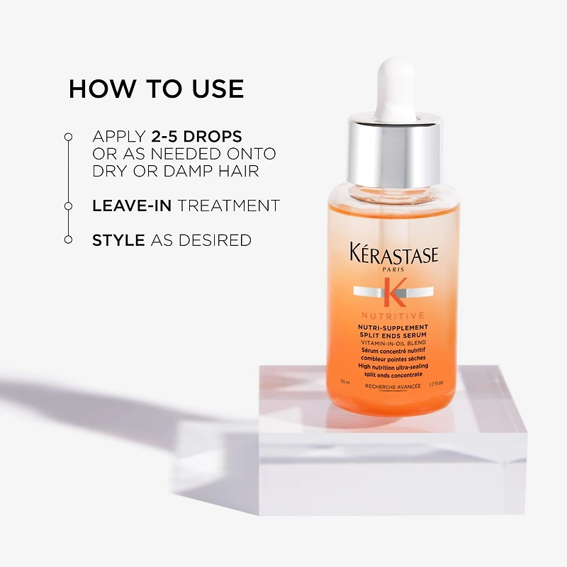 Nutritive Hydrating Split Ends Serum for Dry Hair