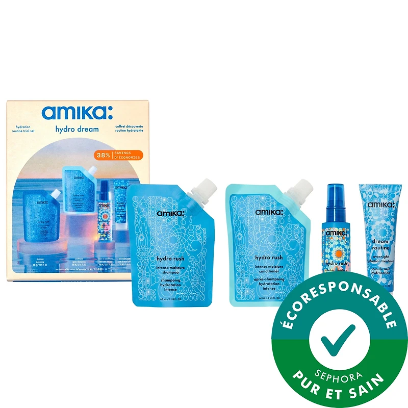 Miniensemble shampoing et revitalisant Hydro Rush