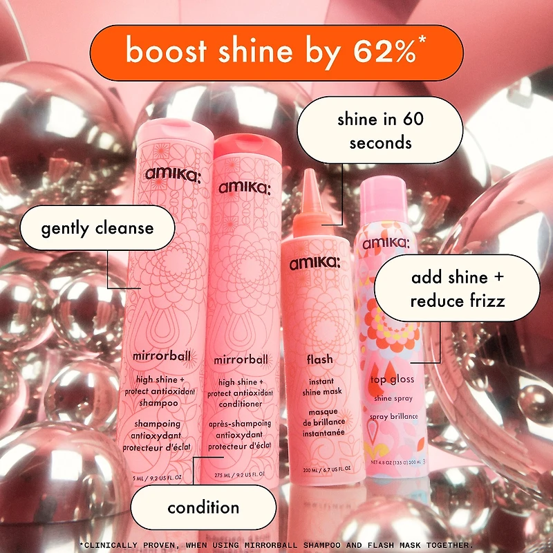 Mirrorball High Shine + Protect Antioxidant Shampoo
