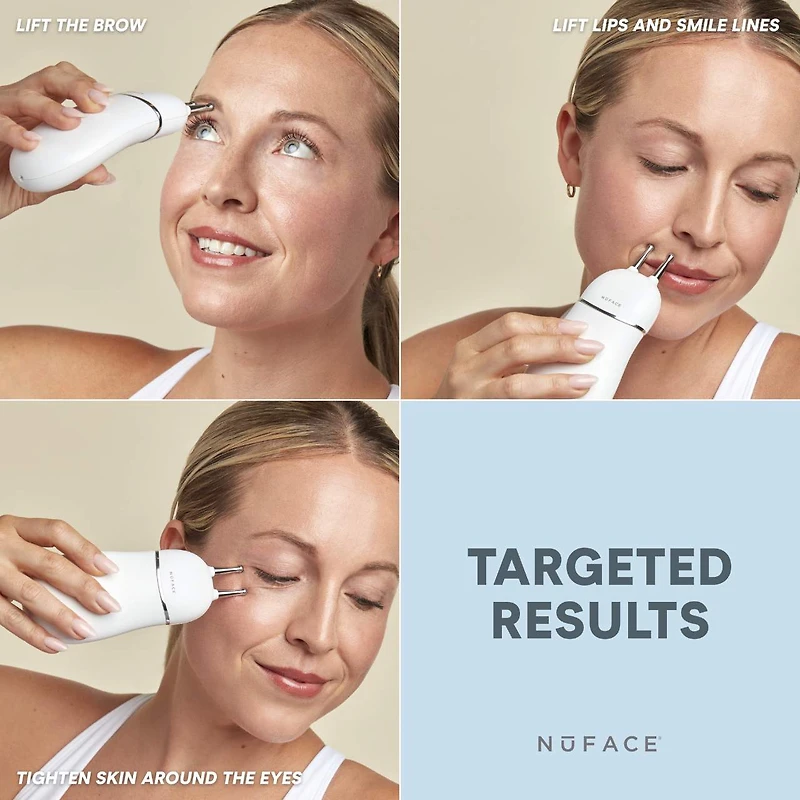 Trinity+® de NuFACE et un accessoire efficace pour les lèvres et les yeux