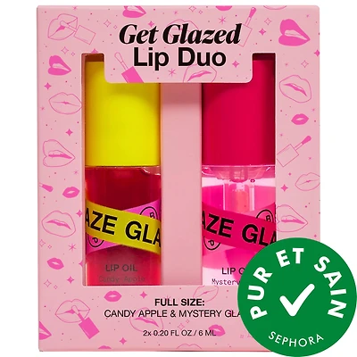 Duo d’huiles pour les lèvres Glazed