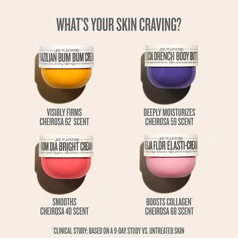 Brazilian Bum Visibly Firming Refillable Body Cream with Caffeine-Rich Guaranà