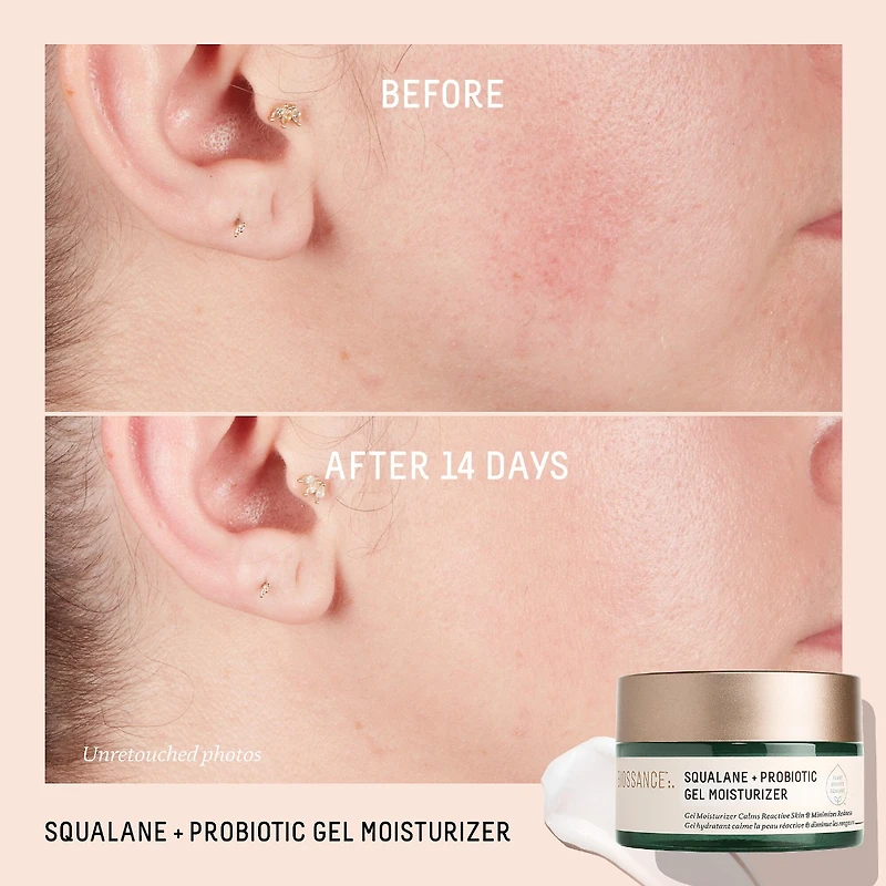 Gel hydratant équilibrant probiotique + squalane