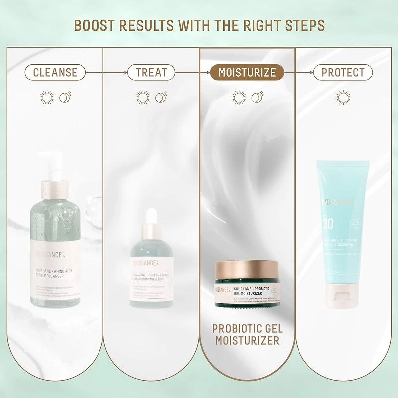 Probiotic Balancing Gel Moisturizer + Squalane