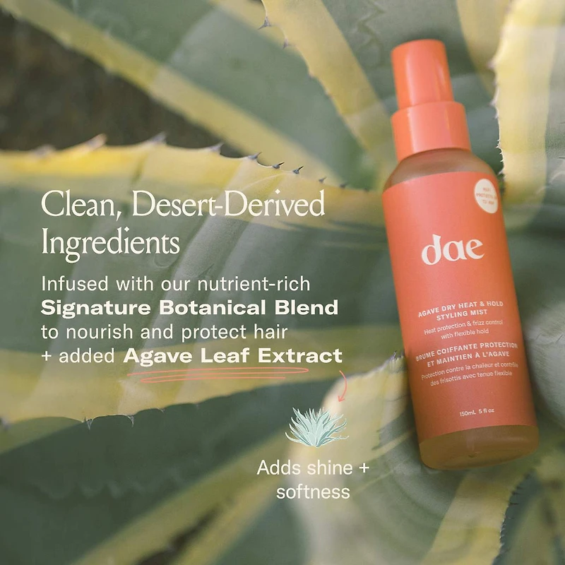 Brume coiffante sèche à l’agave protection et tenue
