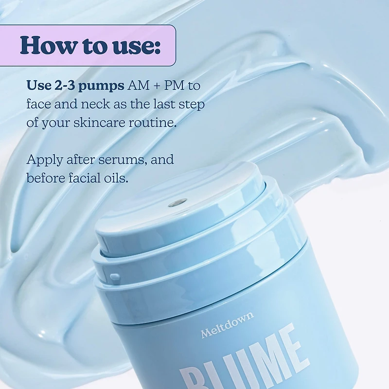 Crème gel pour peau à tendance acnéique Meltdown avec 72 heures d’hydratation