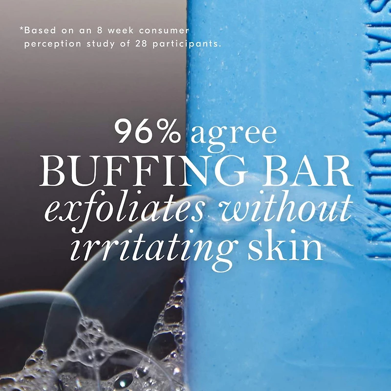 Buffing Bar Exfoliating Body Bar for KP and Ingrown Hair (2 pack)