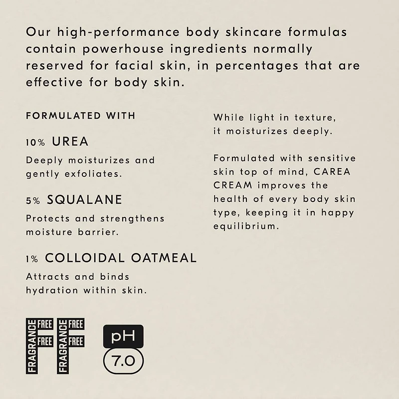 Carea Cream Moisturizing + Softening Body Lotion