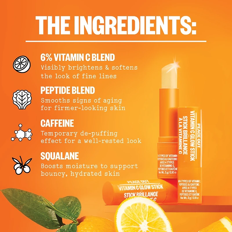 6% Vitamin C Brightening Eye Treatment Serum Glow Stick