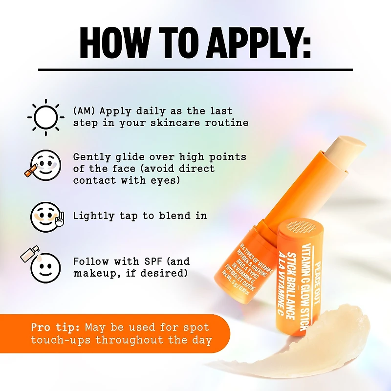 6% Vitamin C Brightening Eye Treatment Serum Glow Stick
