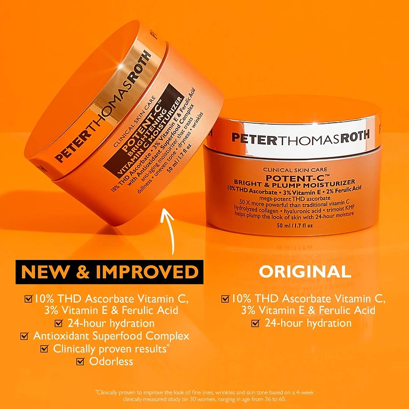 Hydratant éclat à la vitamine C Potent-CTM.