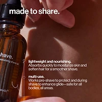 Shave - moisturizing shave oil