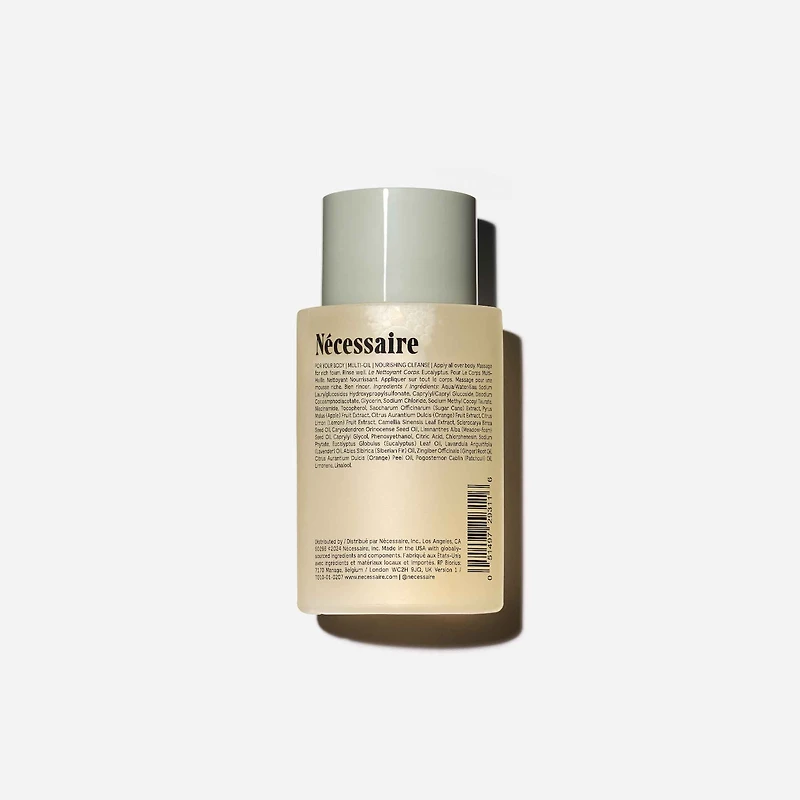 Soin Nettoyant nourrissant avec huiles riches en lipides + niacinamide Le Corps, Eucalyptus