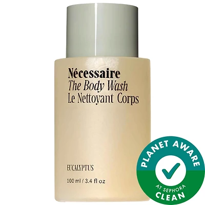 Nécessaire Mini The Body Wash Eucalyptus - Nourishing Treatment Cleanse With Lipid-Rich Oils + Niacinamide 3.4 oz / 100 mL Eucalyptus