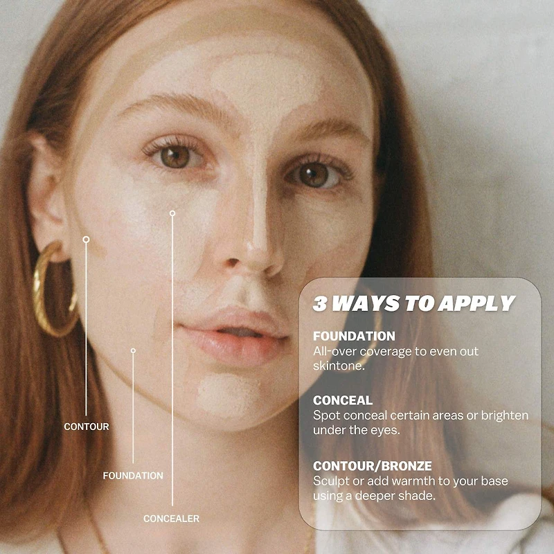 Le fond de teint en bâton pour une couvrance hydratante modulable et un fini naturel