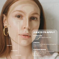 Le fond de teint en bâton pour une couvrance hydratante modulable et un fini naturel