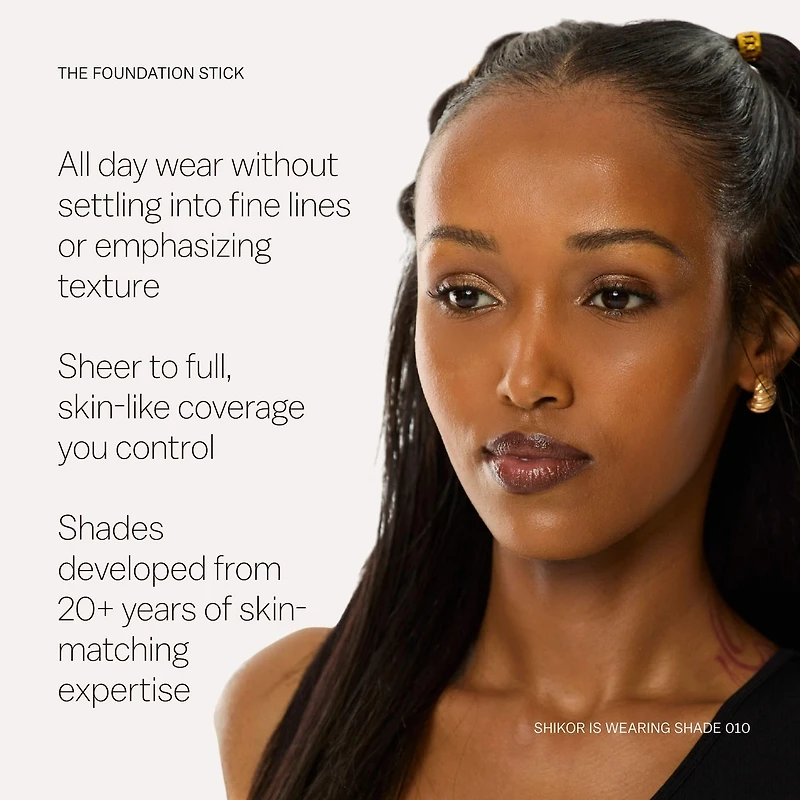 The Foundation Stick for Hydrating, Buildable Coverage and Natural Finish