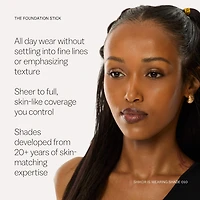 The Foundation Stick for Hydrating, Buildable Coverage and Natural Finish