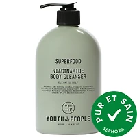 Superfood + Niacinamide Body Cleanser with Antioxidants & Hyaluronic Acid