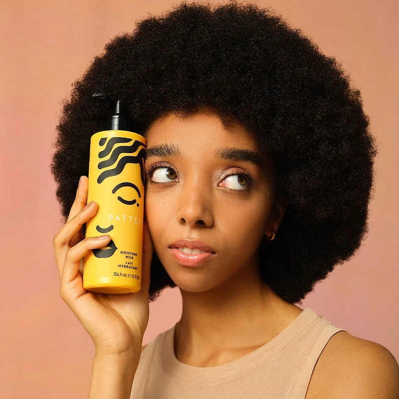 Lait hydratant pour les boucles et les torsades