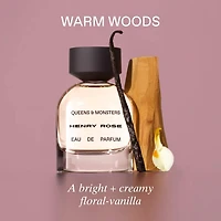 Eau de parfum Queens + Monsters avec bois santal et vanille