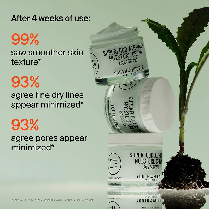 Superfood Air-Whip Lightweight Face Moisturizer with Hyaluronic Acid