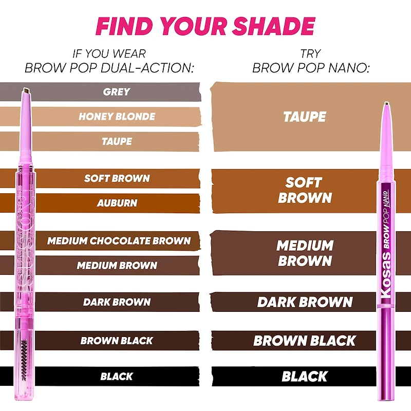 Brow Pop Nano Ultra-Fine Detailing + Feathering Eyebrow Pencil