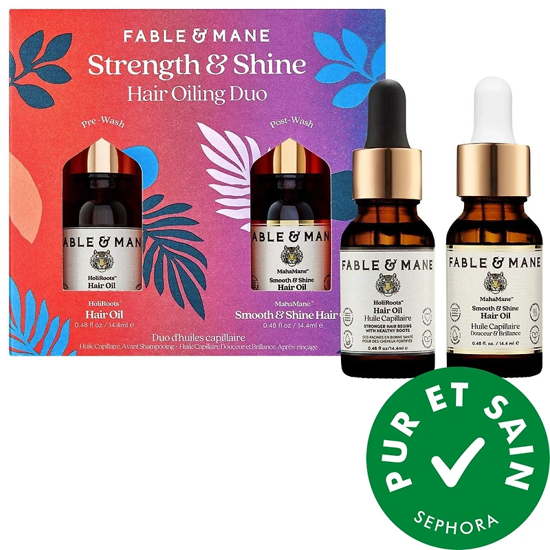 Mini Strength & Shine Hair Oiling Duo