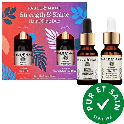 Mini Strength & Shine Hair Oiling Duo