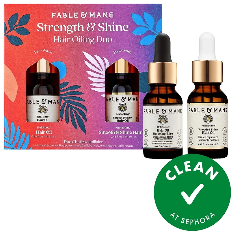 Mini Strength & Shine Hair Oiling Duo