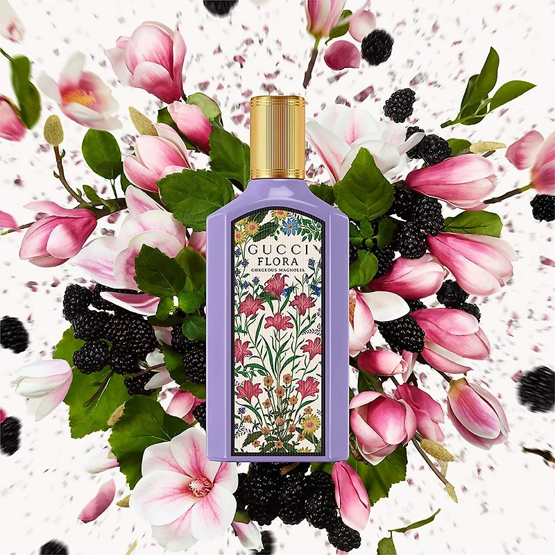 Eau de parfum Flore Gorgeous Magnolia en vaporisateur de voyage avec baies et patchouli