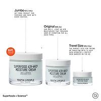 Superfood Air-Whip Lightweight Face Moisturizer with Hyaluronic Acid