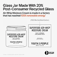 Hydratant léger pour le visage aux superaliments AirWhip à l’acide hyaluronique