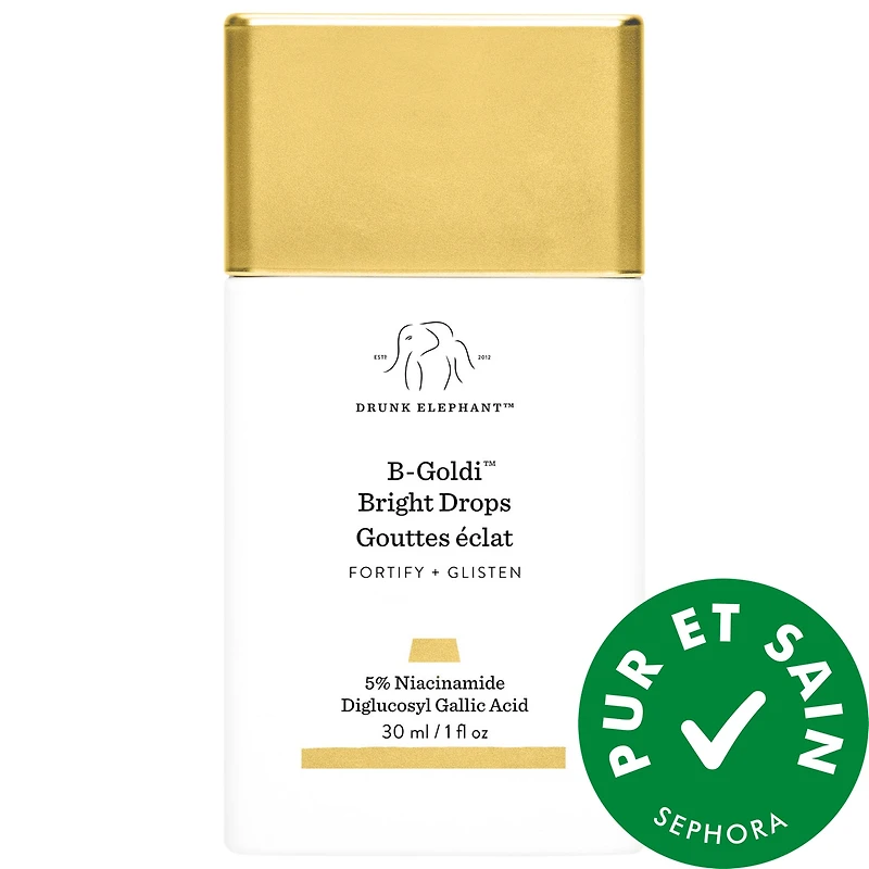Gouttes illuminatrices avec niacinamide à 5 % B-Goldi™