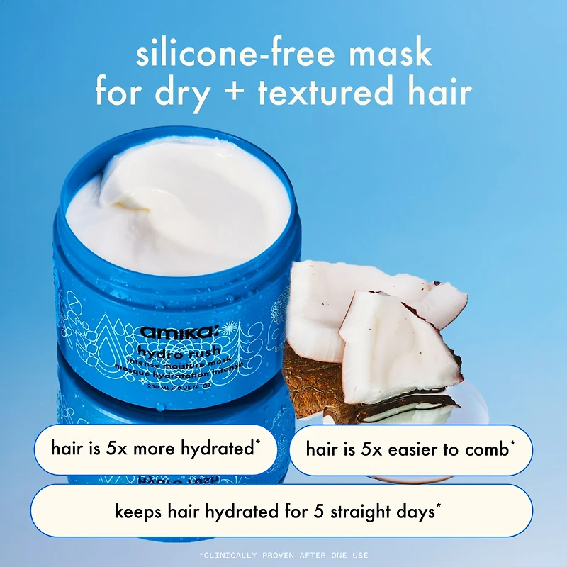 Masque hydratation intense avec acide hyaluronique Hydro Rush