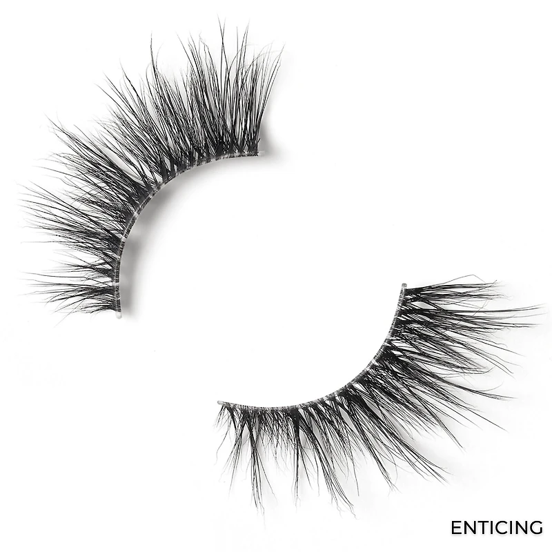 Faux cils à bande transparents