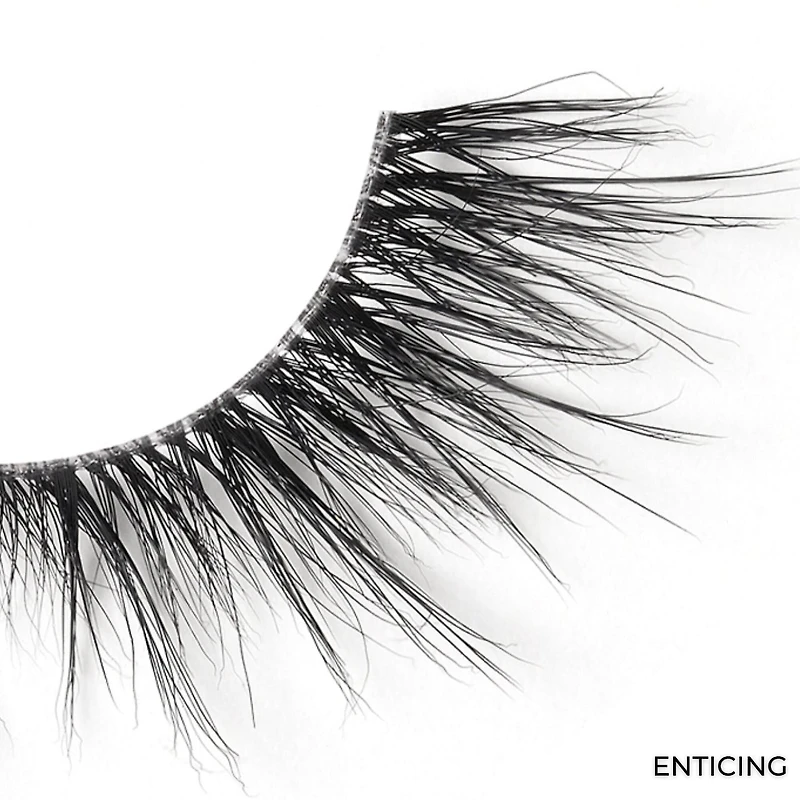Faux cils à bande transparents