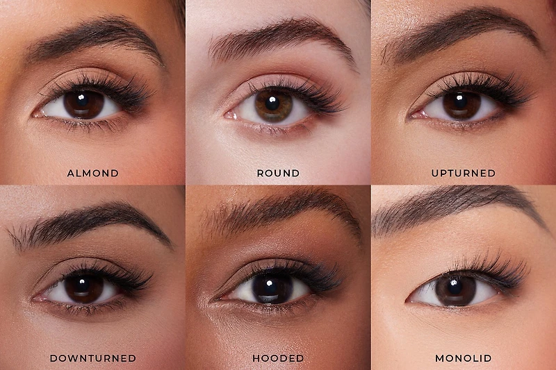 Faux cils à bande transparents